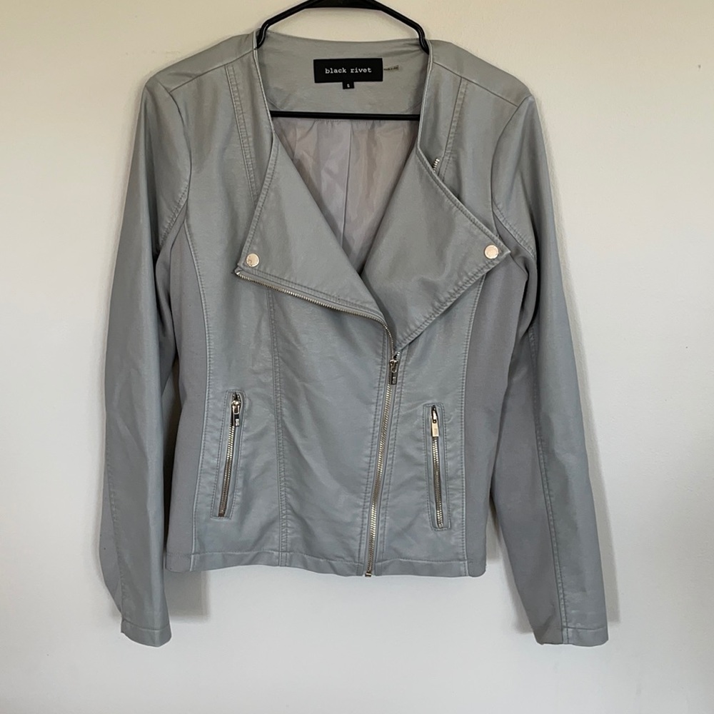 Faux Leather Jacket